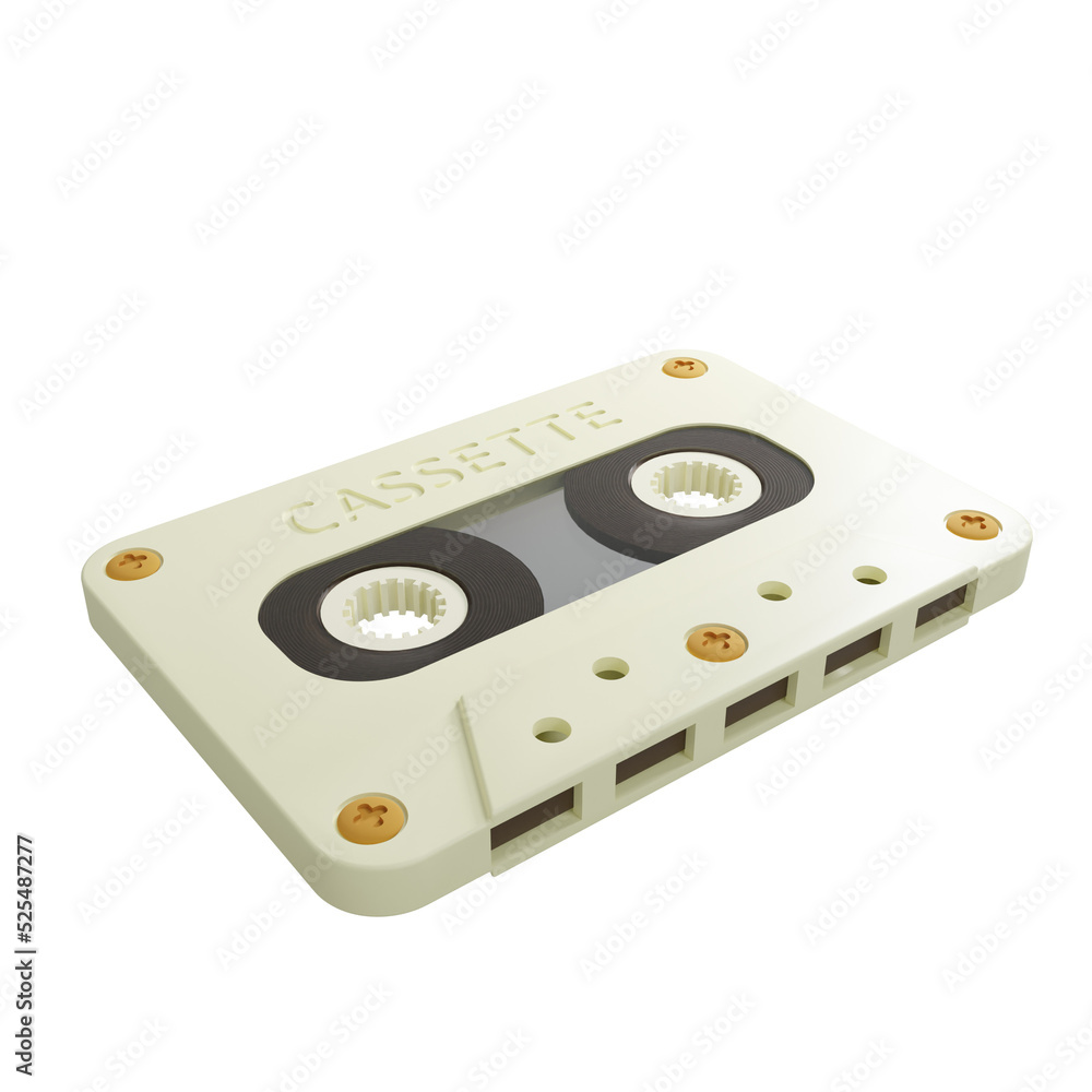 3d Rendering cassette Illustration 3d Rendering cassette Illustration