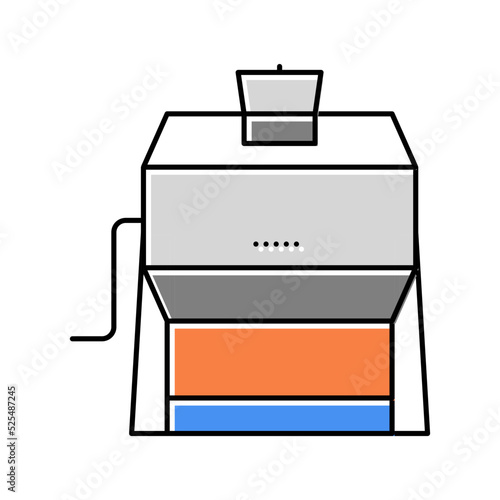 tombola drum color icon vector illustration