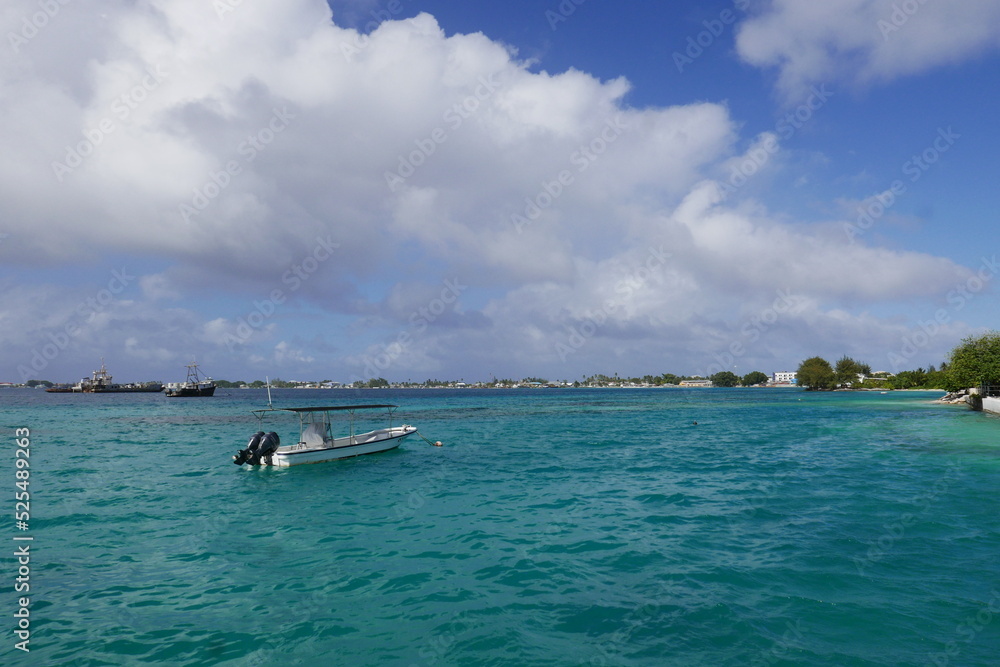 Majuro atoll and Majuro town in Marshall islands Majuro atoll and Majuro town in Marshall islands