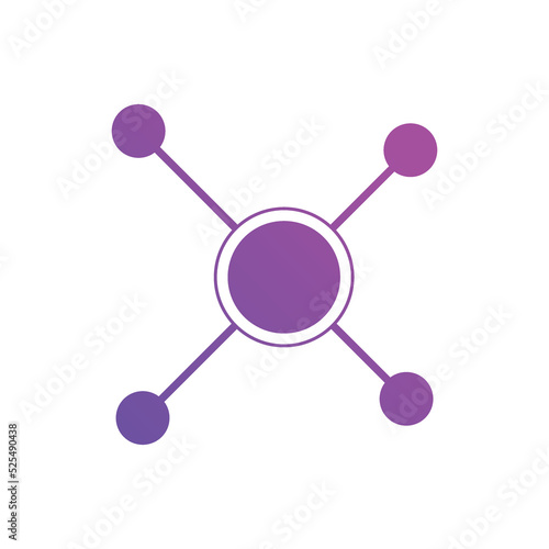 affiliate program icons Vector illustration. Affiliate marketing symbol for website or company. gradient color