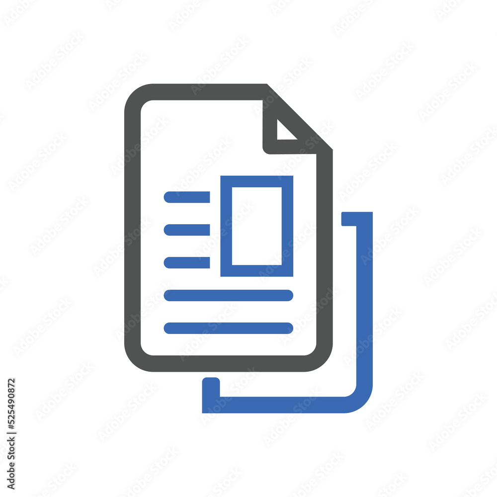 blog, article icons Vector illustration. Blogging icon symbol for SEO, Website and mobile apps.
