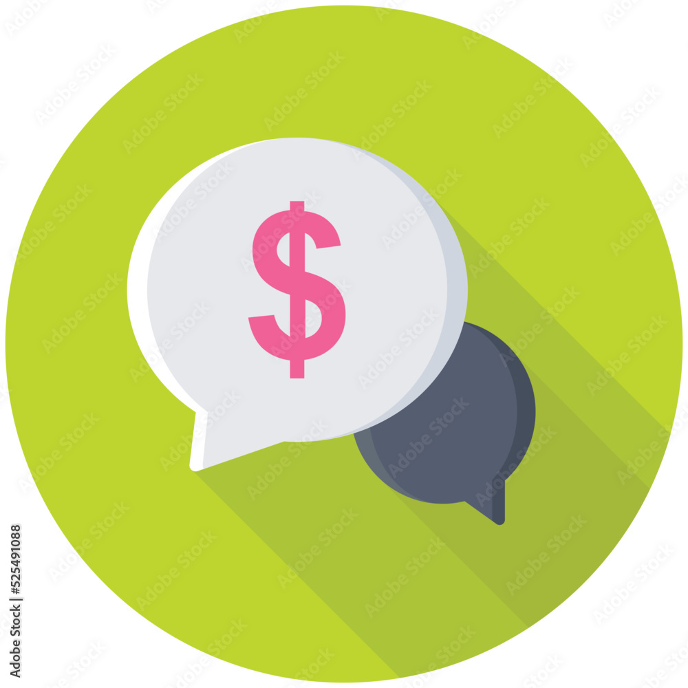 Business Chat flat colored Icon Business Chat flat colored Icon