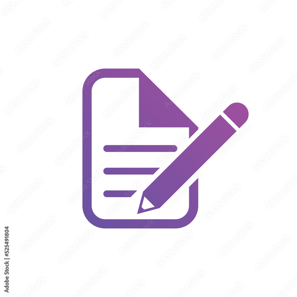 Copyrighting icons Vector illustration. Copywriting icons for SEO and website gradient Copyrighting icons Vector illustration. Copywriting icons for SEO and website gradient