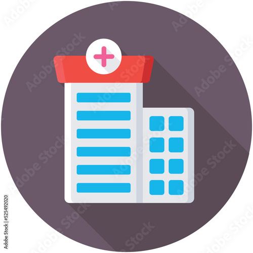Hospital Vector Icon 