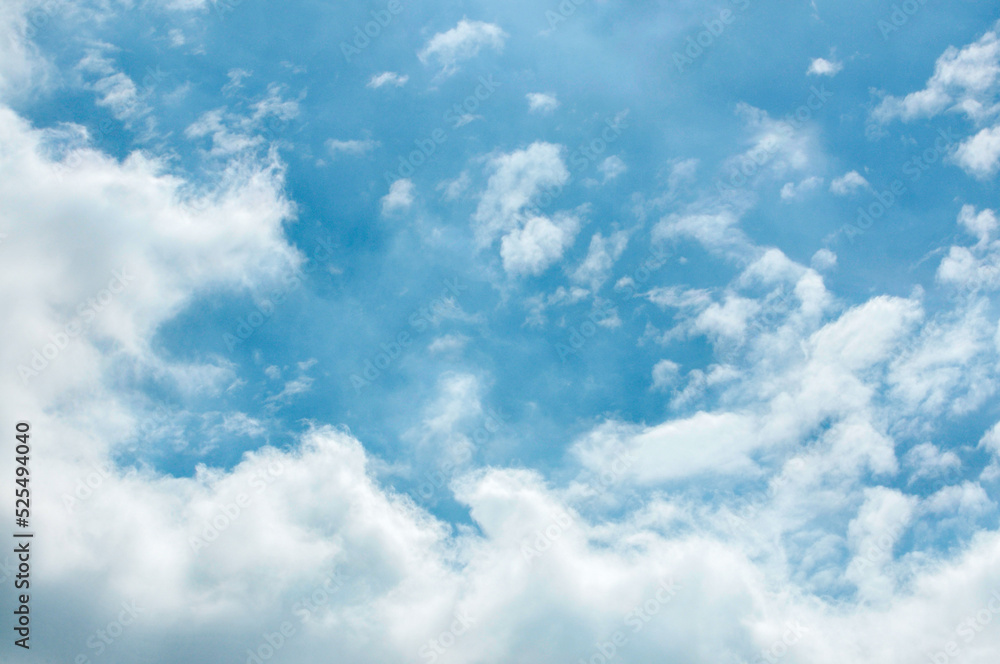 blue sky with clouds