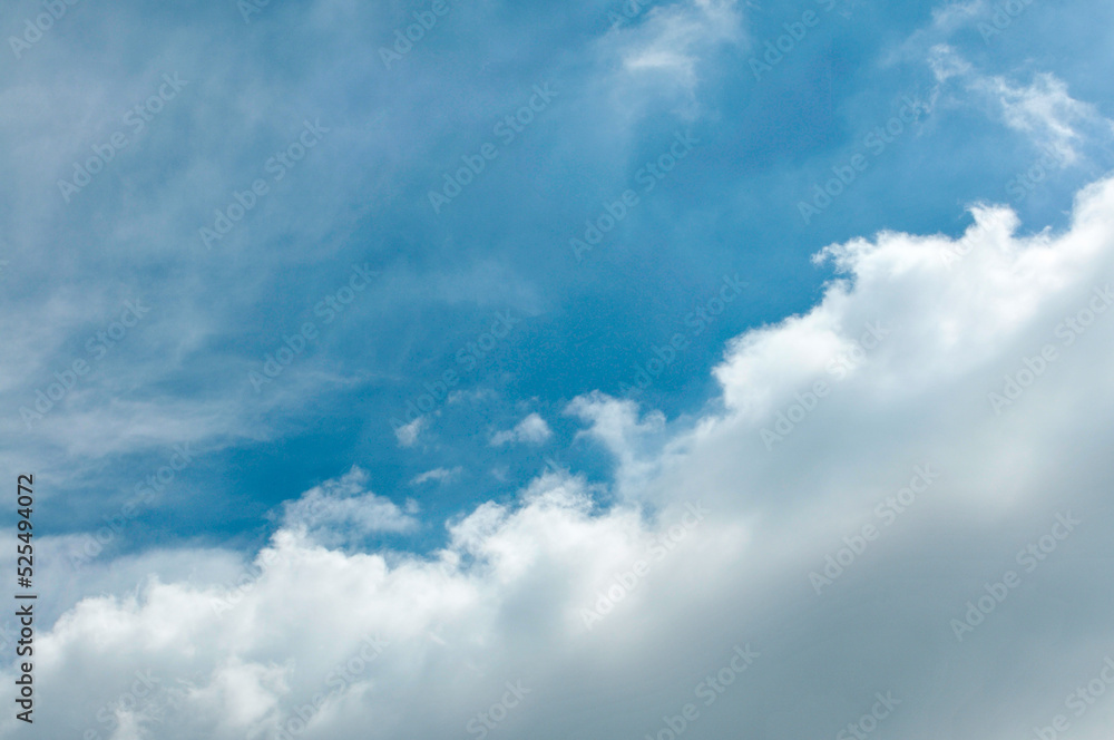 blue sky with clouds