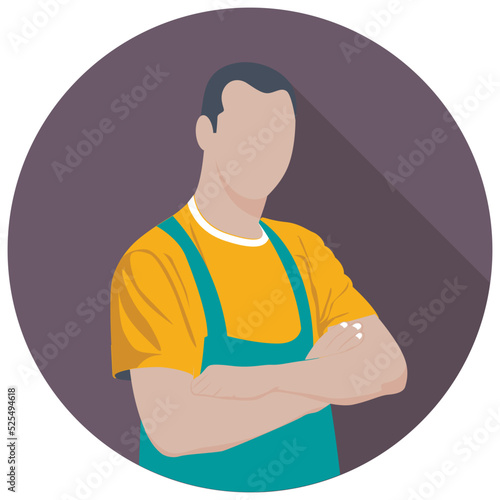 Gardner Flat Colored Icon