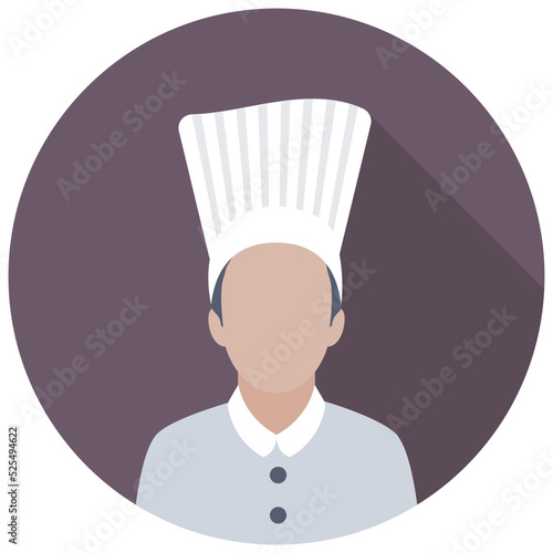 Chef Flat Colored Icon