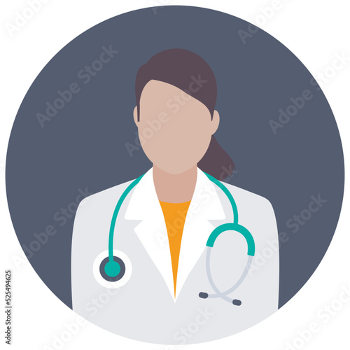 Nurse Flat Colored Icon