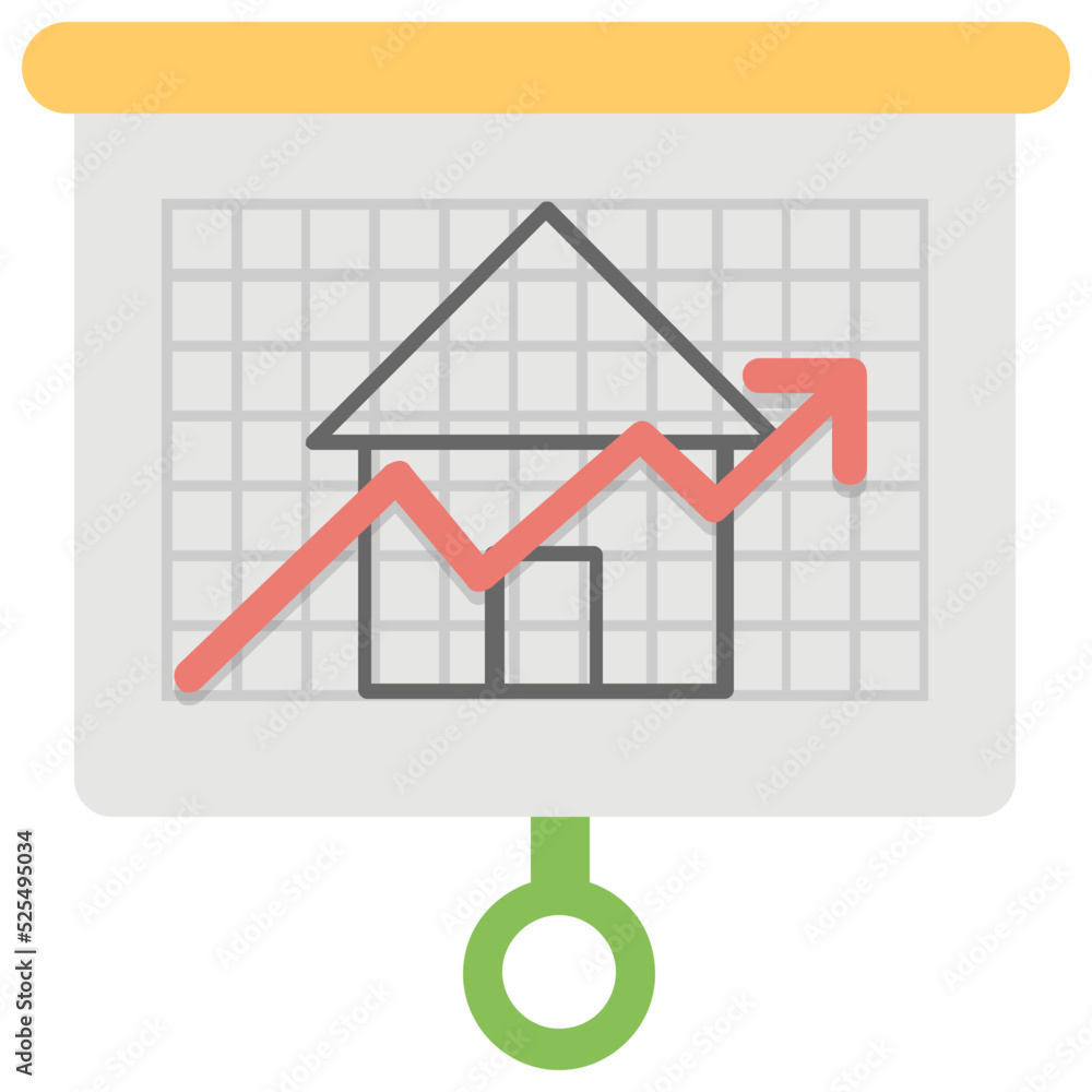 Architectural Plans Flat Colored Icon Architectural Plans Flat Colored Icon