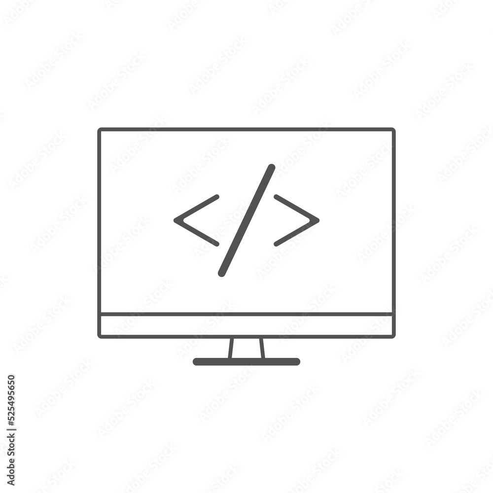 Custom coding icons Vector illustration. modern style Custom coding symbol Custom coding icons Vector illustration. modern style Custom coding symbol