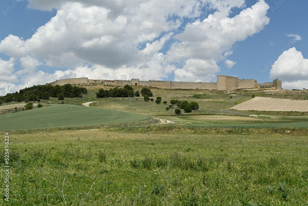 Urueña, Spain - April 22, 2022: municipality  of Urueña