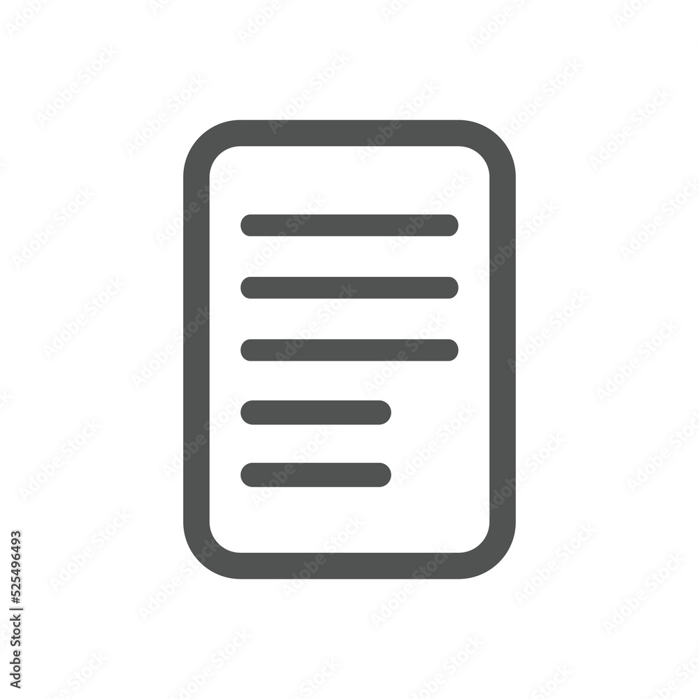 Document icons Vector illustration. Paper document page symbol for SEO and website Document icons Vector illustration. Paper document page symbol for SEO and website