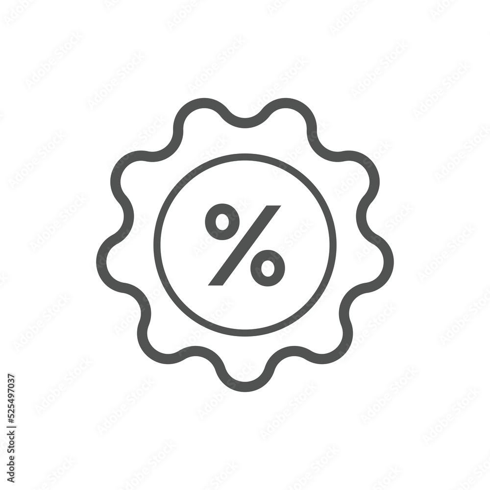 Discount campaign icons Vector illustration. Discount campaign sign symbol for e commerce and website Discount campaign icons Vector illustration. Discount campaign sign symbol for e commerce and website