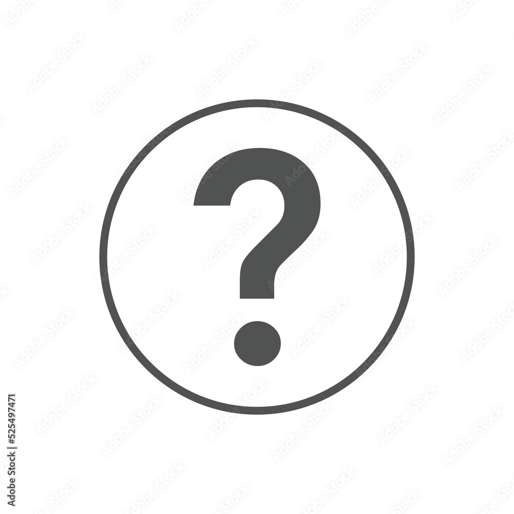 faq icon Vector illustration. Question Mark sign faq icon Vector illustration. Question Mark sign