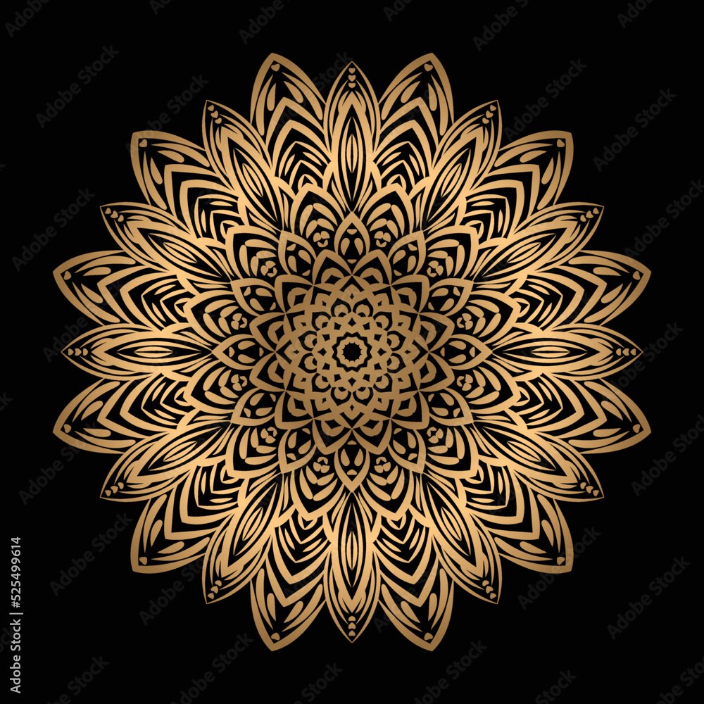 Creative luxury mandala background