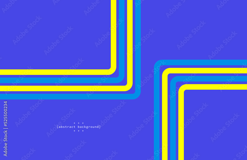 abstract ribbon theme in L shape in yellow and blue on violet background can be use for poster and bussiness card template food and beverage label vector eps. abstract ribbon theme in L shape in yellow and blue on violet background can be use for poster and bussiness card template food and beverage label vector eps.