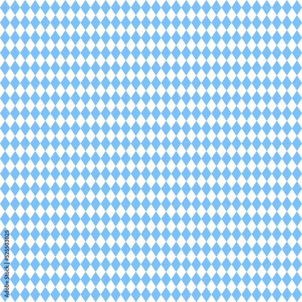 Großes Rautenmuster Oktoberfest Nahtlos Hellblau/Weiß Großes Rautenmuster Oktoberfest Nahtlos Hellblau/Weiß