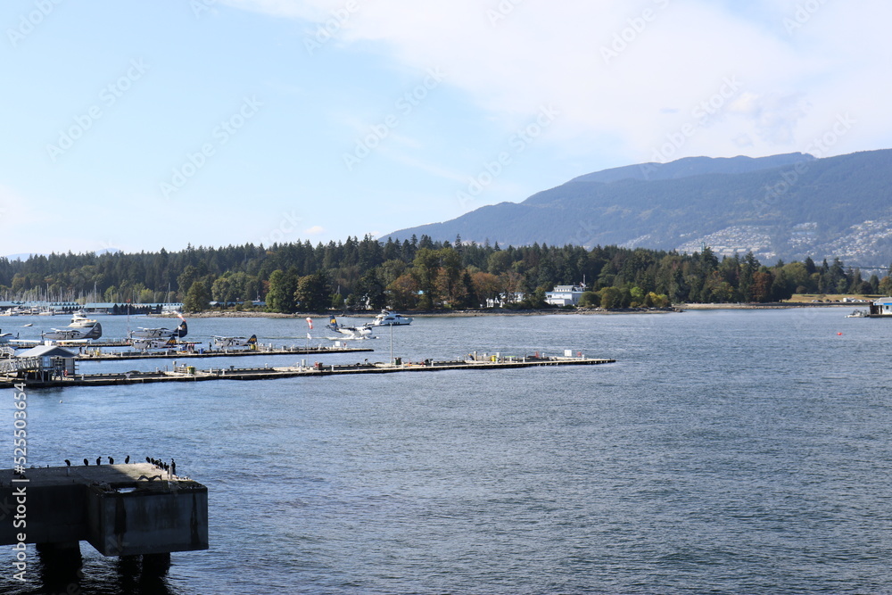 Sea Plane Refilling Station Coal Harbour Vancovuer Sea Plane Refilling Station Coal Harbour Vancovuer