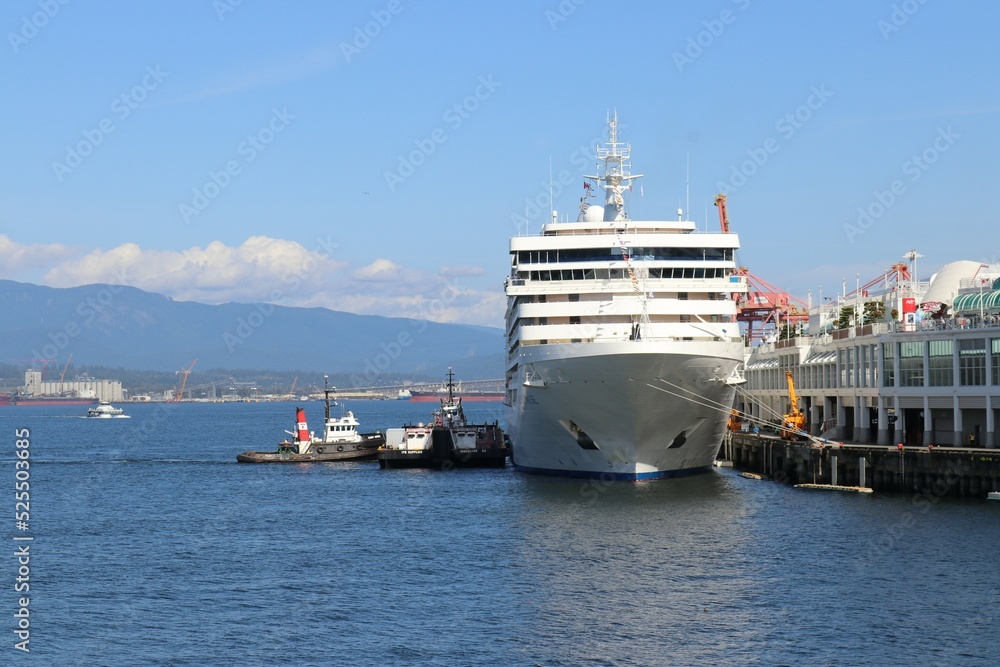 Cruise Ship at Canda Place Vancouver Cruise Ship at Canda Place Vancouver