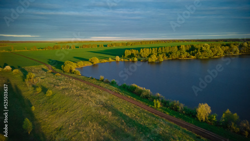 Fototapeta Naklejka Na Ścianę i Meble -  aerial photography of rural nature