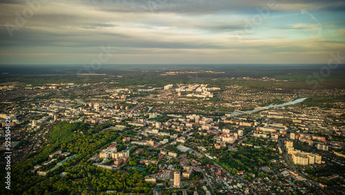 aerial survey of the city of Penza