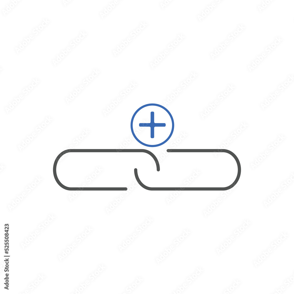 Link Building icon vector illustrations. Used for SEO or websites Link Building icon vector illustrations. Used for SEO or websites