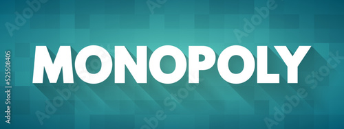 Monopoly text quote, concept background