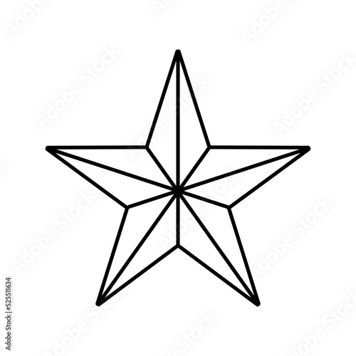 druze religion line icon vector illustration