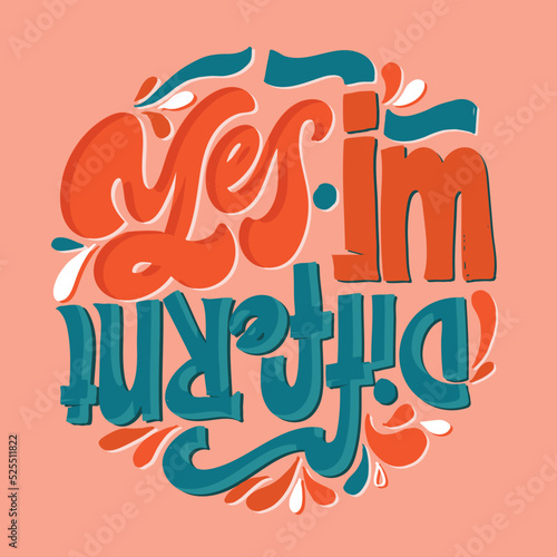 Inspirational lettering quote. Modern calligraphy. Brush painted letters, vector