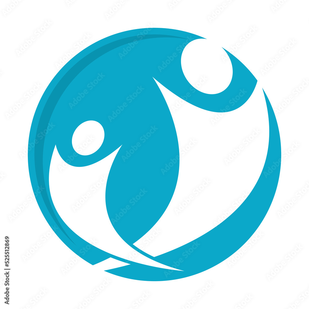 Adoption and community care Logo template vector icon Adoption and community care Logo template vector icon