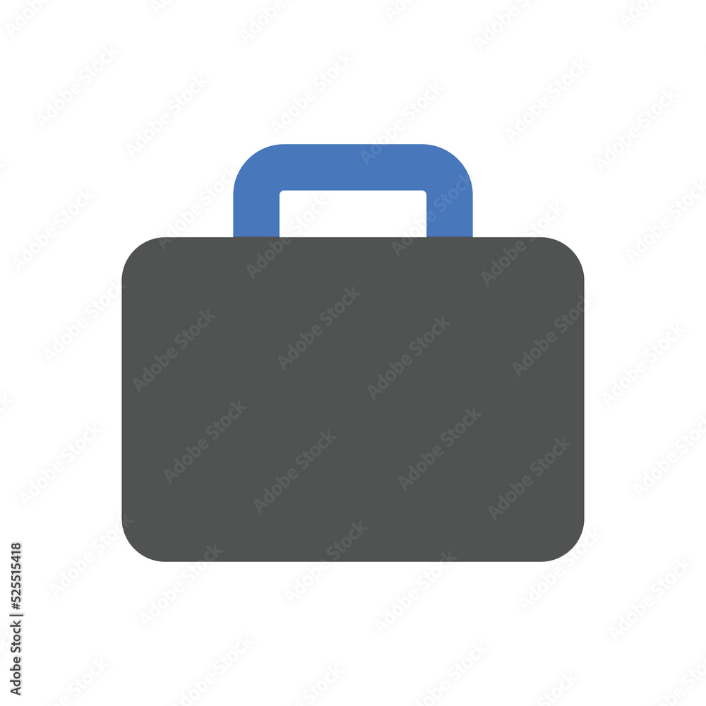 portfolio icons. Bag or baggage icon. Concept for web design glyph portfolio icons. Bag or baggage icon. Concept for web design glyph