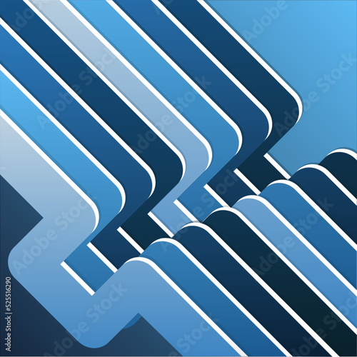 Obraz na płótnie Abstract background with lines, gradients and shadows w salonie