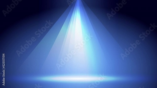 Abstract spotlight creative motion blue background. Video animation Ultra HD 4k footage.