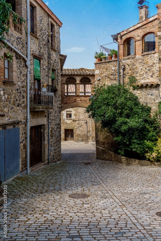 Púbol, village in the municipality of La Pera, in the county of Baix Empordà, in the province of Girona, Catalonia, Spain
