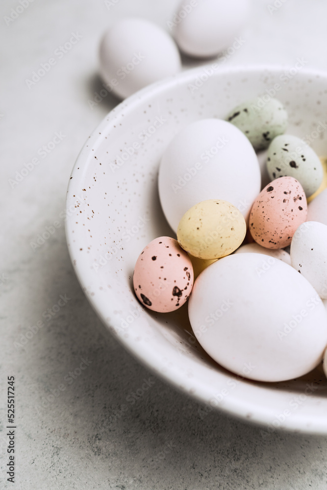 Still life of beautiful painted Easter eggs Still life of beautiful painted Easter eggs