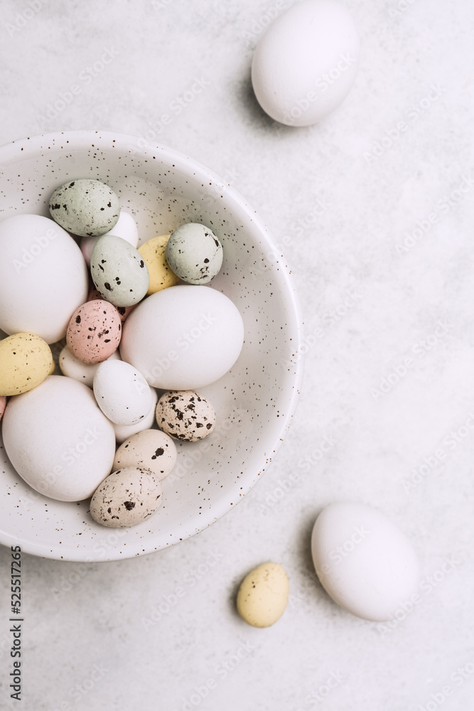 Still life of beautiful painted Easter eggs Still life of beautiful painted Easter eggs