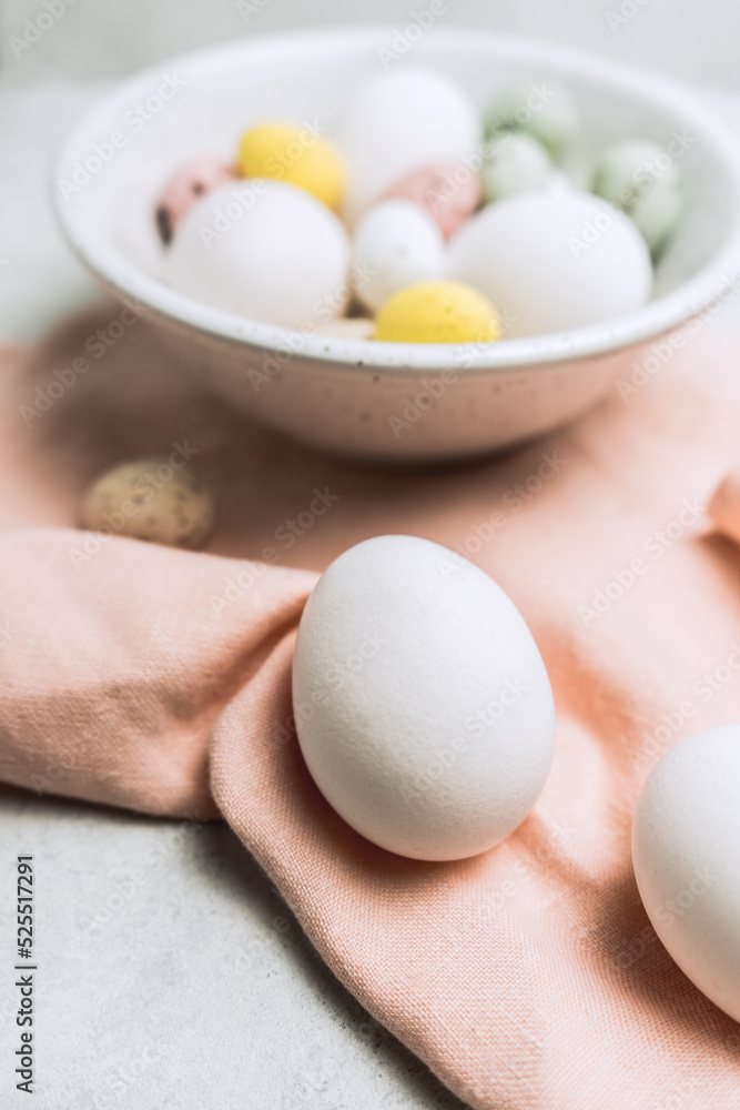 Still life of beautiful painted Easter eggs Still life of beautiful painted Easter eggs