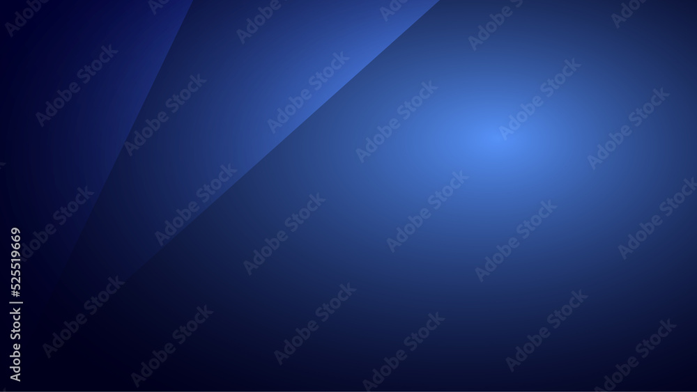 Abstract blue light and shade triangle shape creative background illustration.