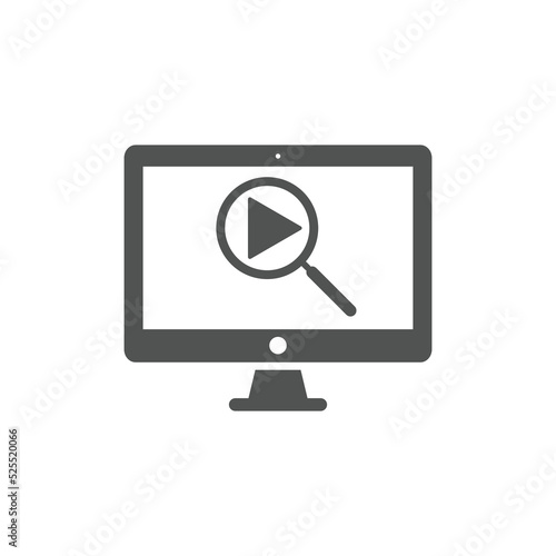 search video icon vector illustrations. Used for SEO or websites 