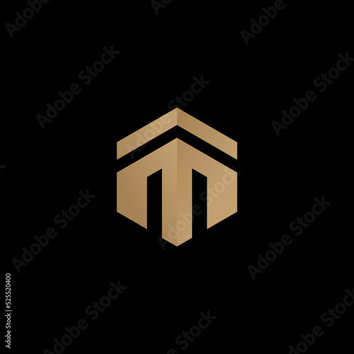 Letter M Kaaba logo