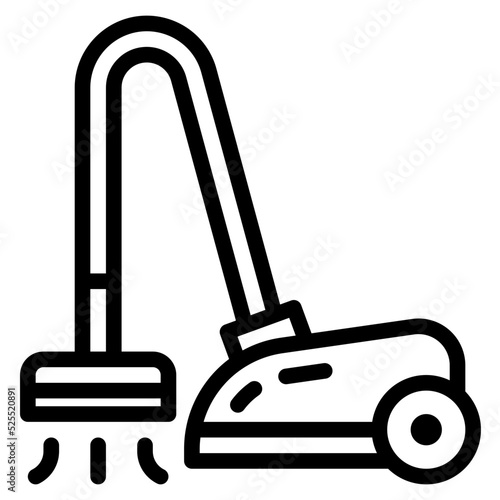 cleaner line icon
