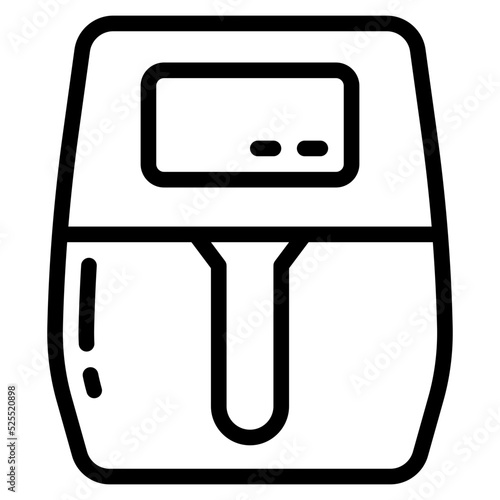 cooker line icon