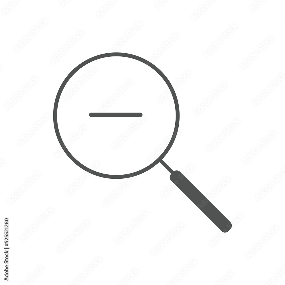 zoom out line icons. Magnifying glass zoom in plus sign. Used for SEO or websites zoom out line icons. Magnifying glass zoom in plus sign. Used for SEO or websites