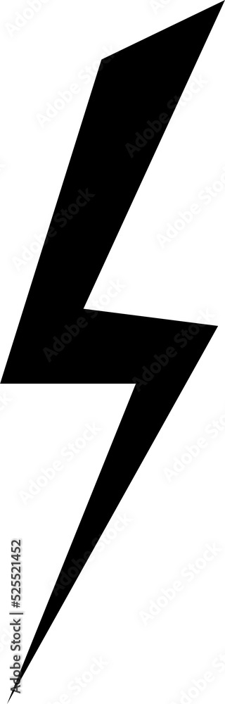 lighting bolt design illustration isolated on transparent background lighting bolt design illustration isolated on transparent background