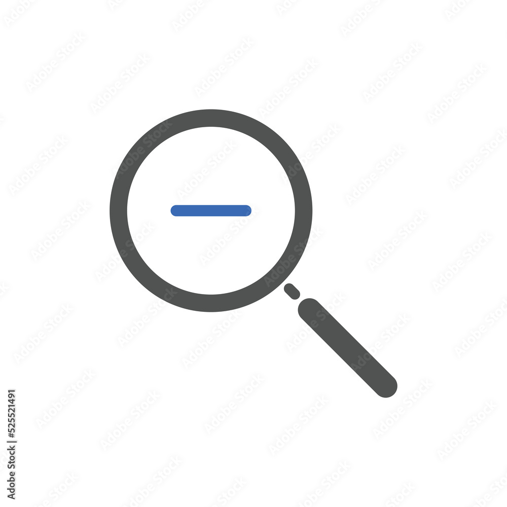 zoom out icons. Magnifying glass zoom in sign. Used for SEO or websites. zoom out icons. Magnifying glass zoom in sign. Used for SEO or websites.