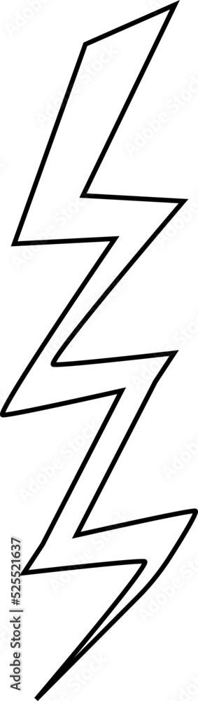 lighting bolt vector design illustration isolated on transparent background lighting bolt vector design illustration isolated on transparent background