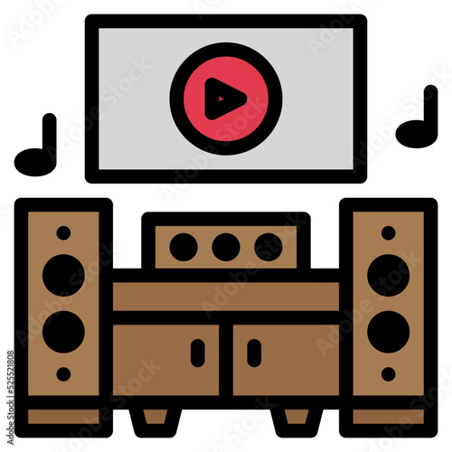 theater line icon