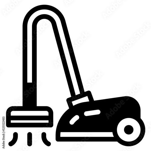 cleaner glyph icon