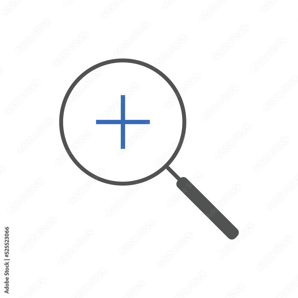 zoom in line icons. Magnifying glass zoom in plus sign. Used for SEO or websites zoom in line icons. Magnifying glass zoom in plus sign. Used for SEO or websites